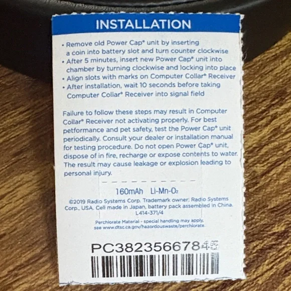 Invisible Fence Power Cap Batteries - Picture 2 of 2